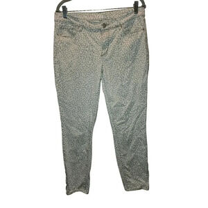 Loft Modern Skinny Ankle Cheetah Print Size 12